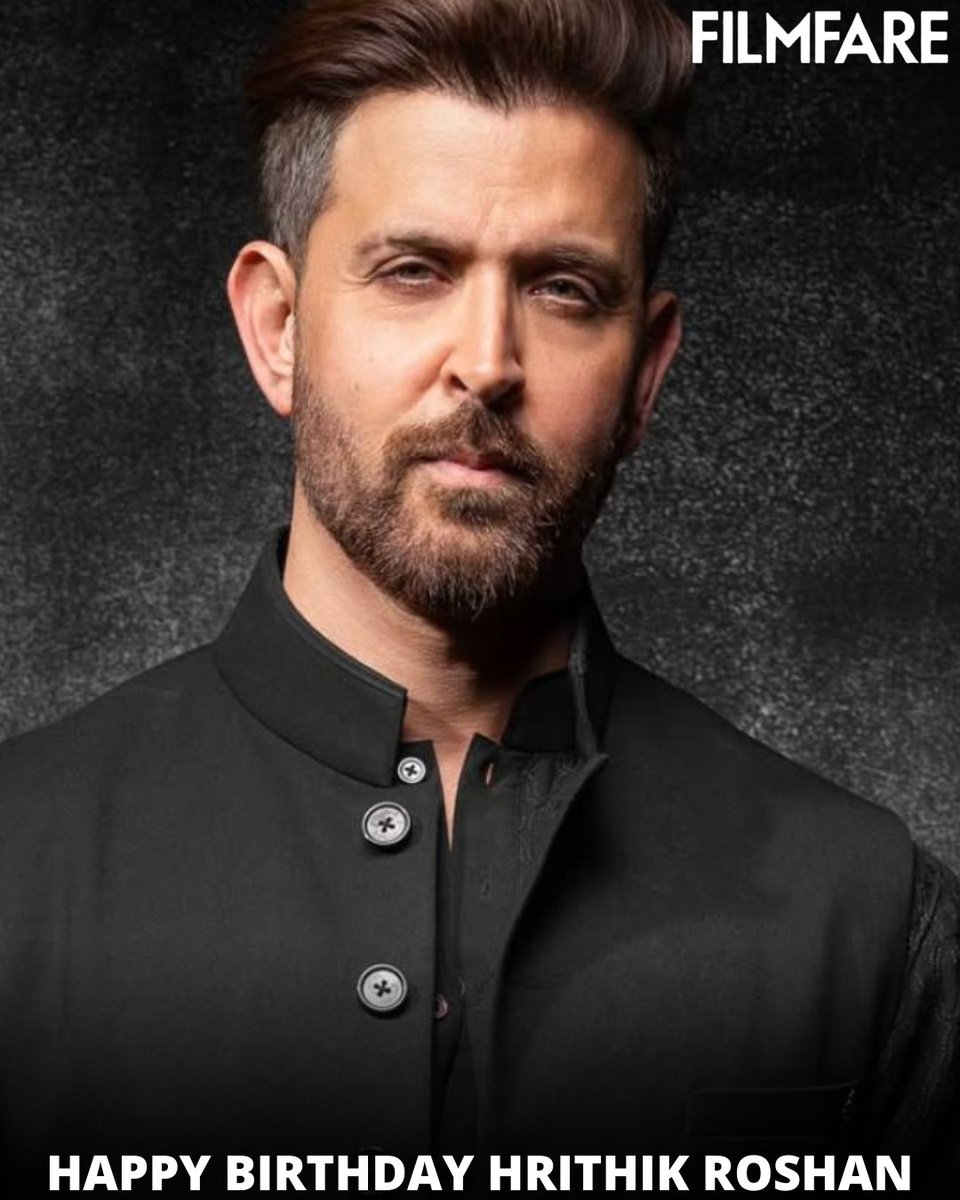 filmfare's tweet photo. Here's wishing the Greek God of Bollywood, #HrithikRoshan, the best of birthdays and a year full of success!🎂🎊

#Celebs #HappyBirthdayHrithikRoshan https://t.co/LCMqmnR3lI