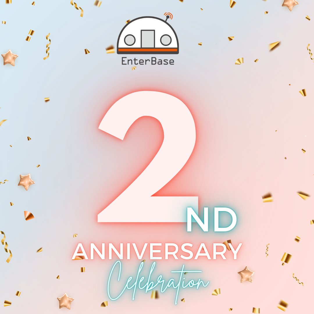 Enter_Base's tweet image. EnterBaseは本日、開業2周年を迎えることができました！

皆様の応援とご協力に心から感謝いたします。

これからもワクワクとドキドキを詰め込んだゲームをお届けできるよう全力を尽くしますので、どうぞご期待ください！

#EnterBase