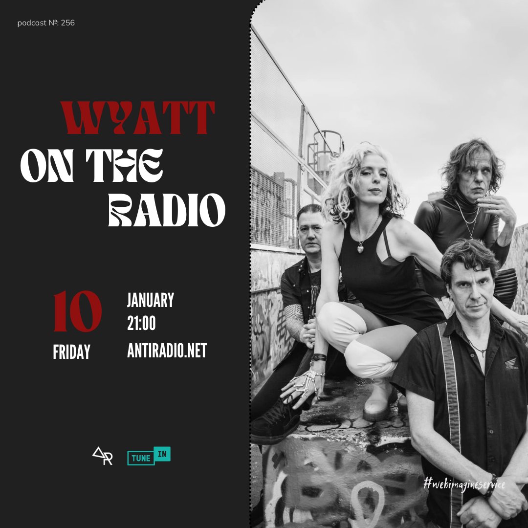 Anti Radio (@antiradionet) on Twitter photo Don’t miss the 256. edition of the #WyattOnTheRadioShow 
🇦🇿 21:00| 🇺🇦 20:00| 🇬🇧 6:00 PM| 🇫🇷 7:00 PM| 🇺🇸 1:00 PM
All Fridays are ours ❤
🔗 Listen on the website: antiradio.net
🔗 Listen on TuneIN: tunein.com/radio/Anti-Rad… Don’t miss the 256. edition of the #WyattOnTheRadioShow 
🇦🇿 21:00| 🇺🇦 20:00| 🇬🇧 6:00 PM| 🇫🇷 7:00 PM| 🇺🇸 1:00 PM
All Fridays are ours ❤
🔗 Listen on the website: antiradio.net
🔗 Listen on TuneIN: tunein.com/radio/Anti-Rad…
