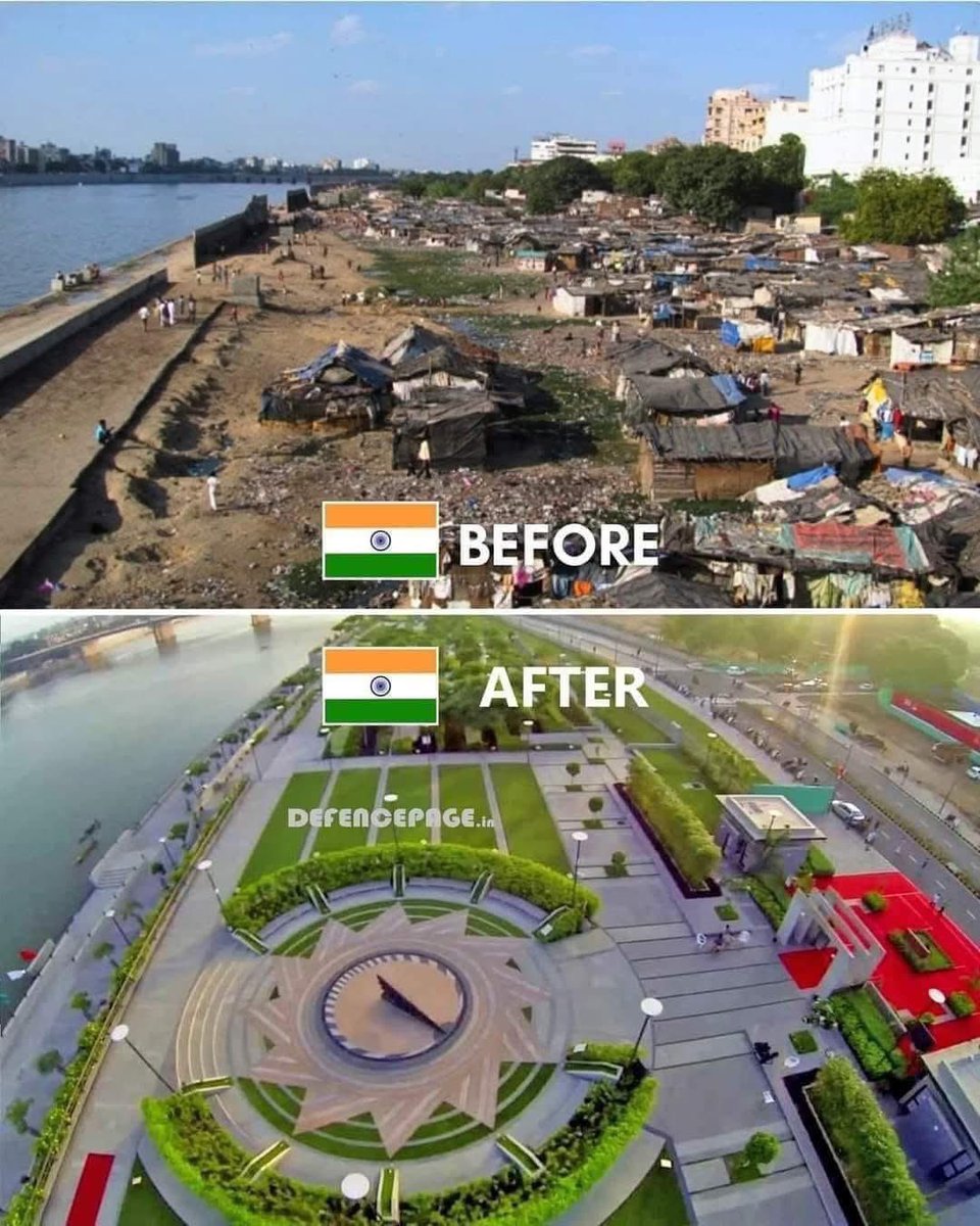 “ मेरा देश बदल रहा है ।” 
बदलाव कैसे किया जाता है , वो हमारे प्रधानमंत्री #NarendraModi जी ने , तत्कालीन गुजरात के मुख्यमंत्री रहते , अहमदाबाद साबरमती नदी पर , रिवरफ्रंट बनाकर एक उदाहरण पेश किया है ।
आज मेरा भारत बदल रहा है , उस की शुरुआती झांखी अहमदाबाद में पेश की थी ।