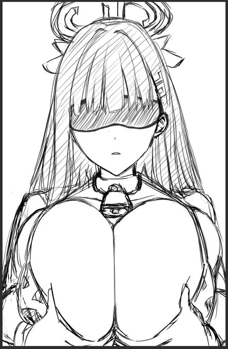 リオ(目隠し牛柄ビキニコス) 