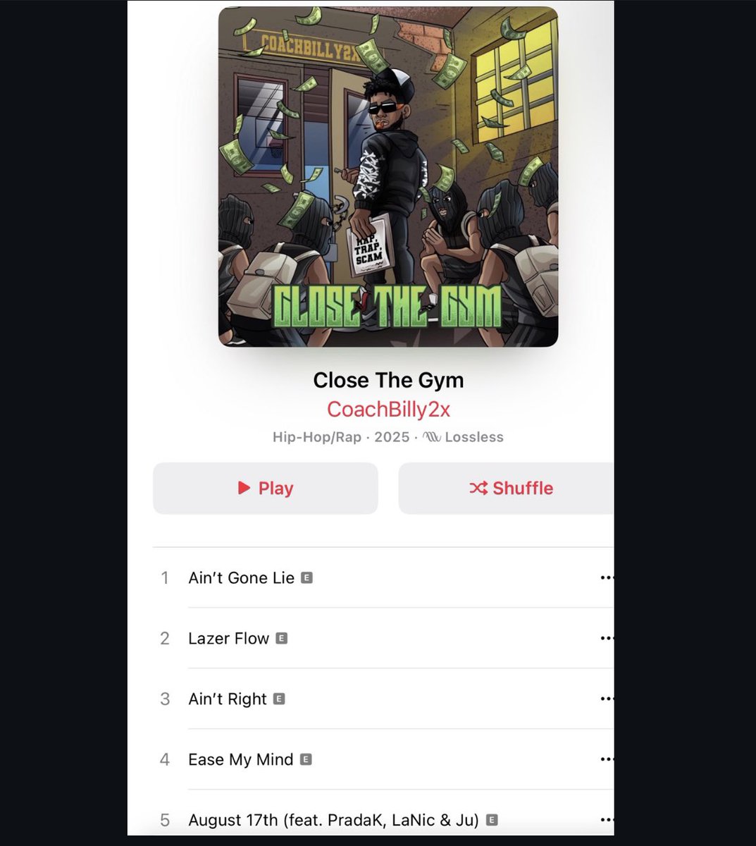 CoachBilly2x's tweet photo. Go Listen To My Shit 🅿️🖤💕💯 https://t.co/60tXaDP89M