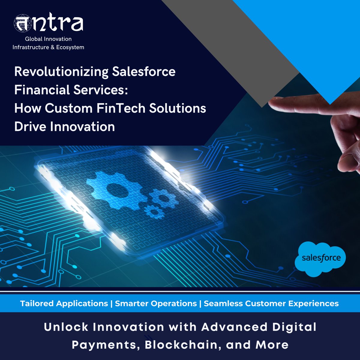 tntraio's tweet photo. Transform the future of finance with custom #FinTechsolutions! Discover how platforms like #Salesforce #FinancialServicesCloud drive #innovation, enhance CX, & boost efficiency.
Stay ahead in 2025 & beyond: https://t.co/fNn2XHBiv2
#DigitalTransformation #DigitalPayments #Tntra https://t.co/9csUKiMClw