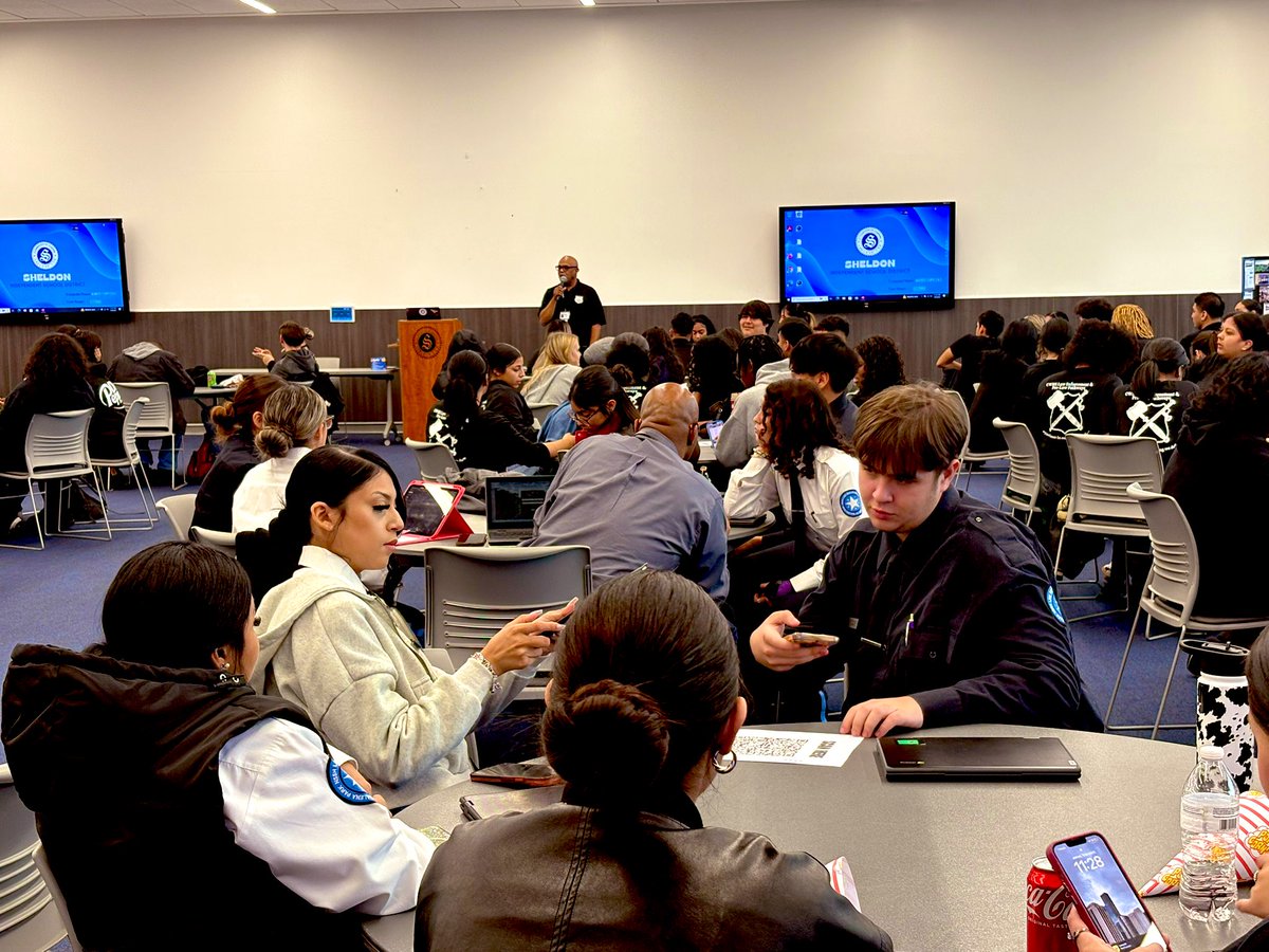 The 2nd Annual FBI Academy opened up today with the honorable US District Judge, George Hanks, FBI agents, and our own illustrious superintendent, <a href="/MccallDemetrius/">Dr. Demetrius McCall</a> addressing students from <a href="/SheldonISD/">Sheldon ISD</a> CTE and surrounding districts! <a href="/CEKingCriminal/">Criminal Justice CTSO</a> <a href="/CareerTech_SISD/">Bonita Taylor</a> <a href="/KarenDGallow/">Karen D. Gallow</a>