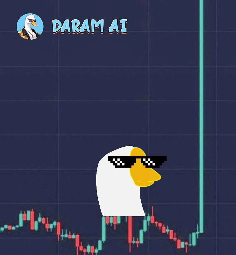 daramaicoin's tweet photo. The goose that takes flight!
#DaramAI is flying🚀 https://t.co/sANLySz64y