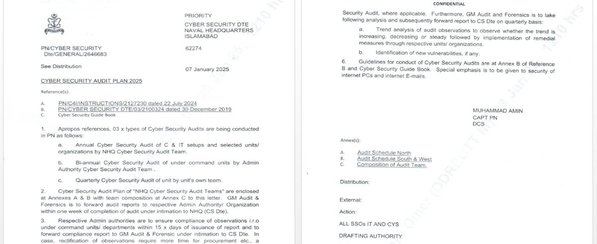 #APT #Sidewinder

daeb41e297c215a13234dbda18e4793c
CY SEC AUDIT PLAN 2025.docx

hxxps://paknavy.modpak.live/audit_091206/Profile.rtf