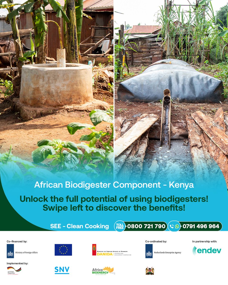 Are you an urban or rural dweller ? Worry no more; Install a bio-digester today and convert all your organic waste into biogas. It provides more than electricity in your home; but also generates gas that can be used in cooking and organic rich bio-slurry fertilizer for your