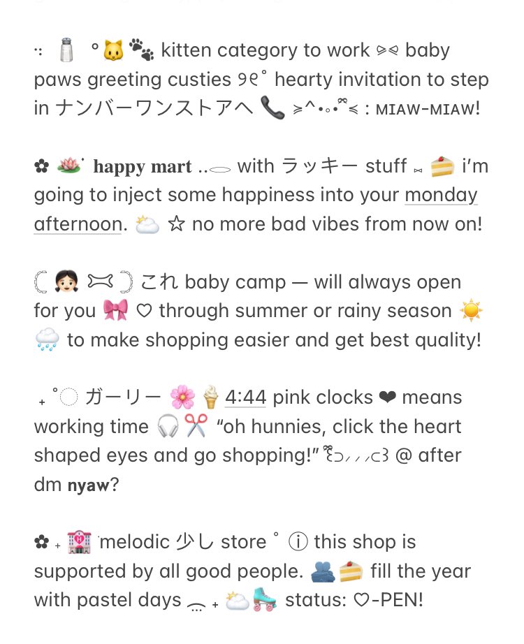 [ any interaction are appreciated ♥︎ ]

yang  mau  jajan  wording  bio  ready  stock  untuk  business  acc  bisa  DM  me based  the numbers  on  ALT  by!  💋  price : 3.500  /  piece. 

🧷 #zonauang