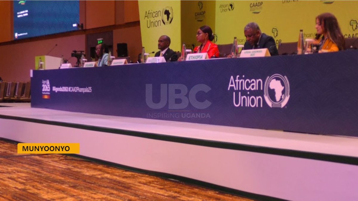 aguti_monica's tweet image. Day 2 of the CAADP Kampala Summit happening at Munyonyo Commonwealth Resort and Convention Center.  Theme: &quot;Building Resilient Agri-Systems in Africa&quot;  Good Morning Uganda🇺🇬!  #UBCGMU | #CAADPKampala25
Trends : Mufumbiro  Shameless Muhammad Ssegirinya  #lockdowns Babu Owino…