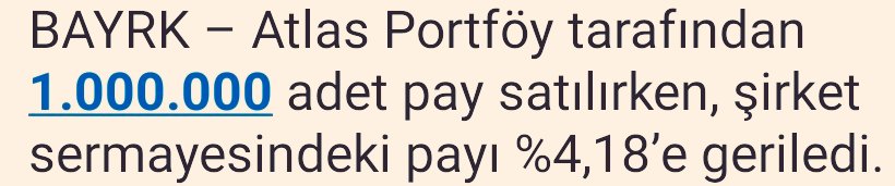 09.01.2025 tarihli hisse alım satım bildirimleri

#bayrk