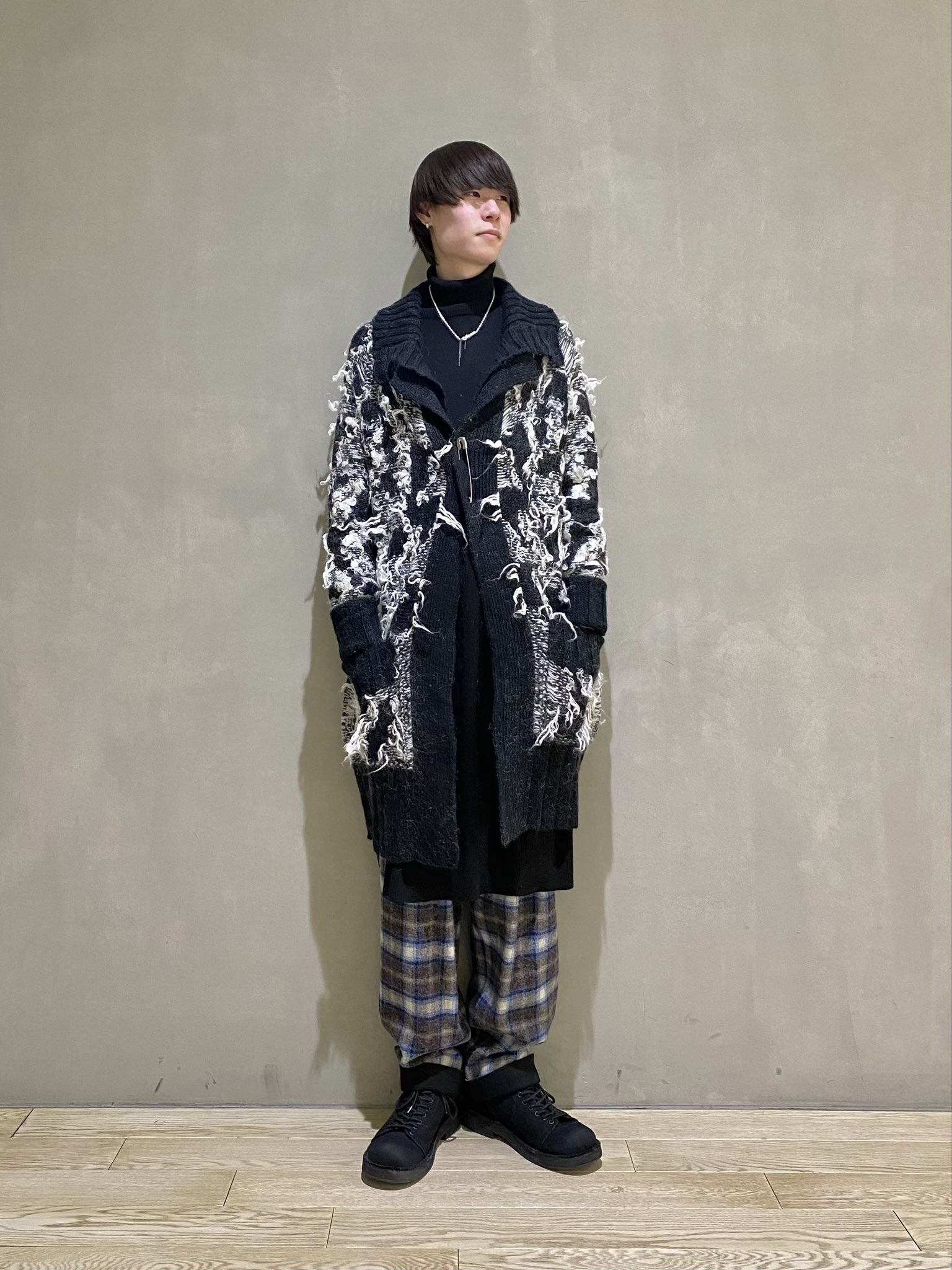 【美品】オダギリジョー着用 Ground Y カーディガン 美品】オダギリジョー着用 Ground Y カーディガン