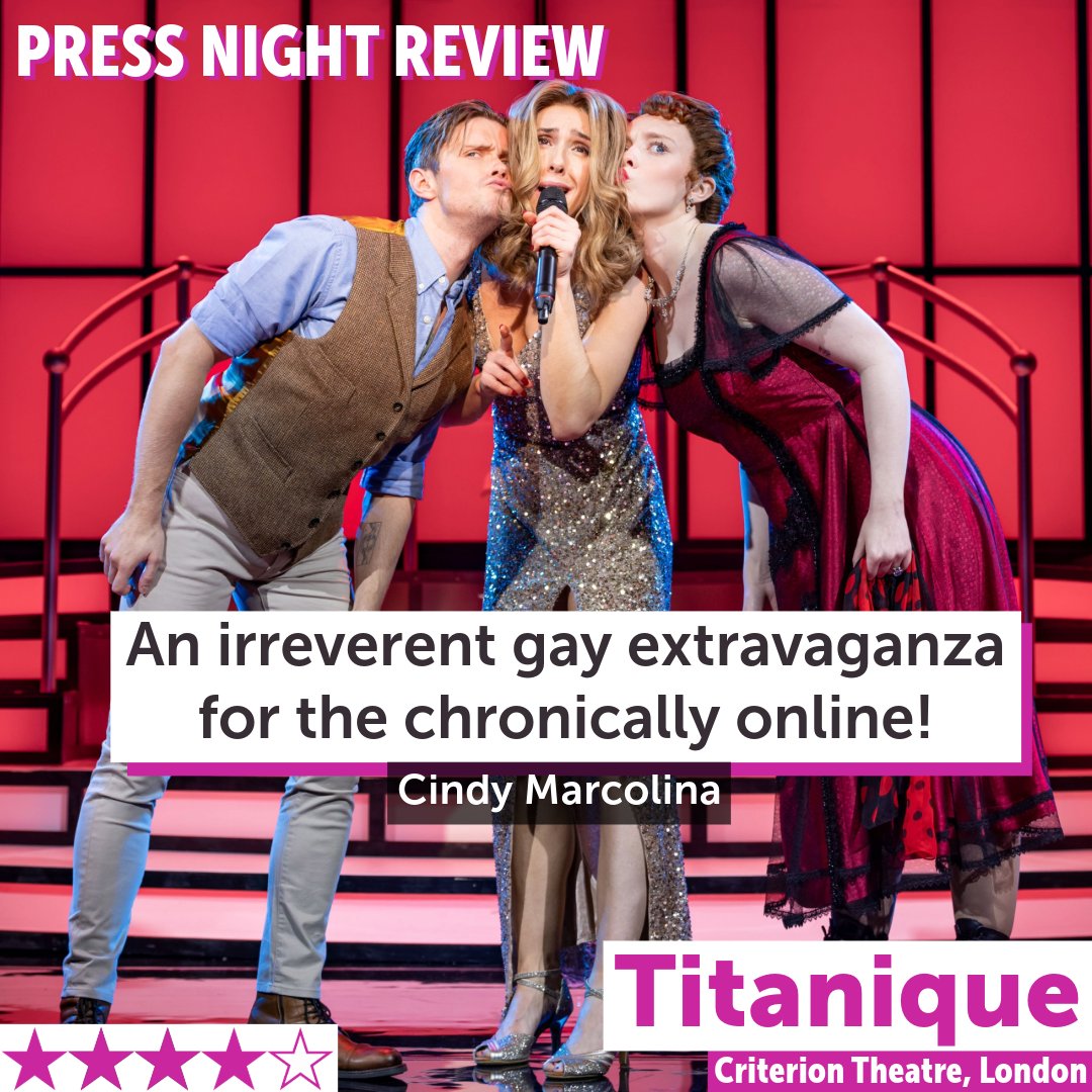 Musicals magazine (@musicalsmag) on Twitter photo Read our press night review of Titanique at <a href="/CriTheatre/">Criterion Theatre</a> on our website 👇 (link below)
musicalsmagazine.com/news/article/t…
📷 Mark Senior Read our press night review of Titanique at <a href="/CriTheatre/">Criterion Theatre</a> on our website 👇 (link below)
musicalsmagazine.com/news/article/t…
📷 Mark Senior