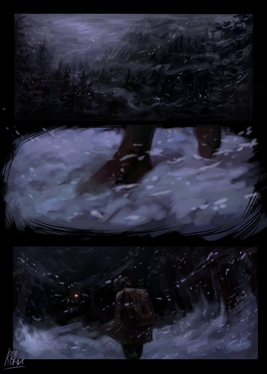 Redbrickfox's tweet photo. #DanielMullinsGames #Inscryption #Leshy
The sketch without context. I'm sorry that I don't have a translated version, but here:
- Hey, traveler... It looks like such a wild cold took you by surprise... You're obviously not dressed for the weather. You must be another challenger? https://t.co/8G4nOis2JS