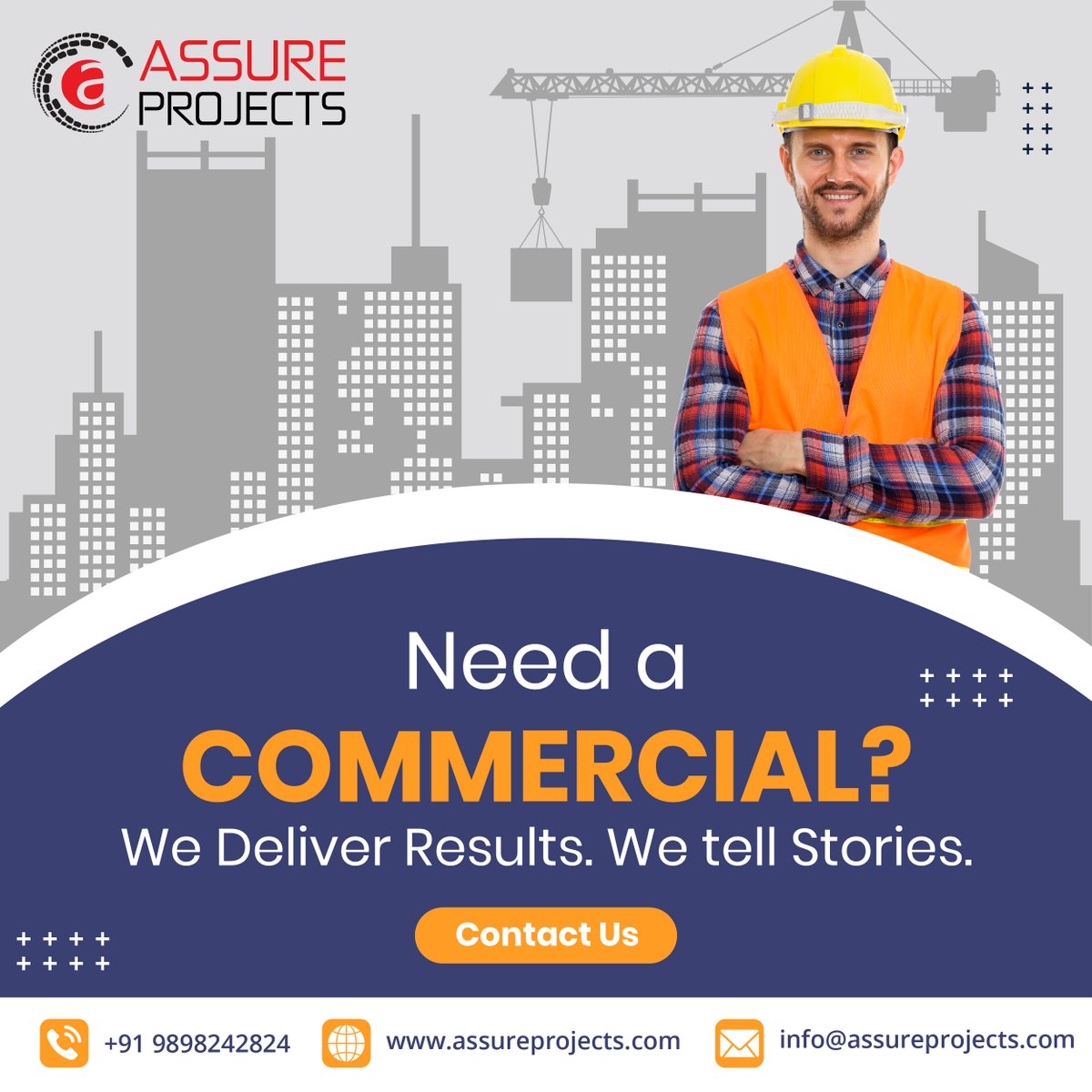 Assureprojects's tweet image. @Assureprojects is a leading multi-service construction company in Ahmedabad, Gujarat, specializing in residential, commercial, and infrastructure projects across India.
🏗️ Explore our services: assureprojects.com
#ConstructionExperts #InfrastructureDevelopment