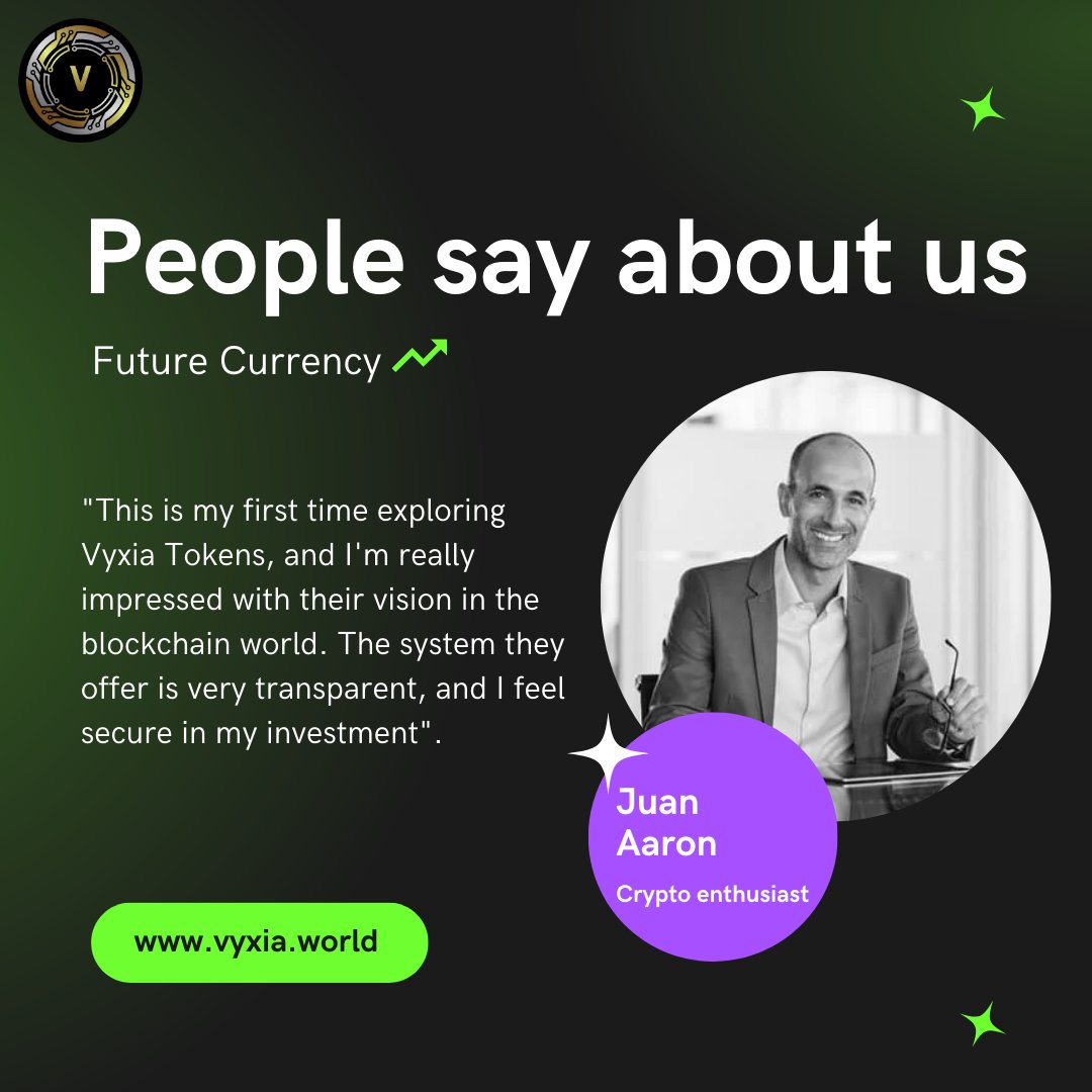 vyxiatoken's tweet photo. Discover why others trust Vyxia Tokens! 🌐 Join the future of currency with a transparent and secure investment platform. Explore more at https://t.co/KYE30YMJUU. 💼 #VyxiaTokens #FutureCurrency #BlockchainInnovation #vyxia #tokencrypto #token https://t.co/wTzMSbvsih