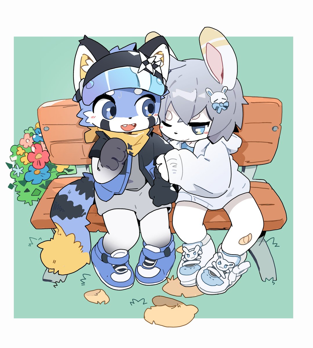 Small panda with bunny friend.
Commission stuff I did!
#furryartwork #furryarts #furry