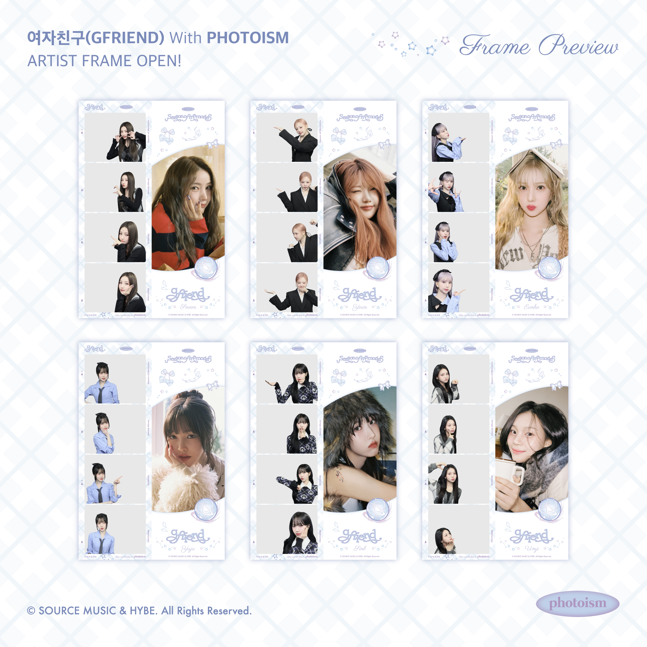GFRIEND  大型公式ポスター  集合 Photoism Japan on X: 
