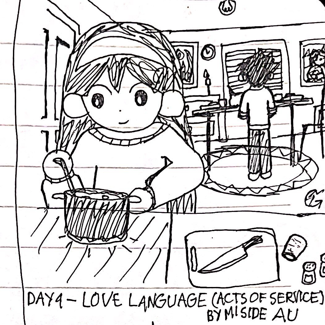 Canon_CRATIO's tweet photo. worldbuilding in the nutshell 😭😭😭
Day 4 - Love Language (Acts of Service), ft. #omori_bymisideAU 

#OMORI  #OMORIFANART #HeroMariWeek2025 https://t.co/lIeTLahp2u