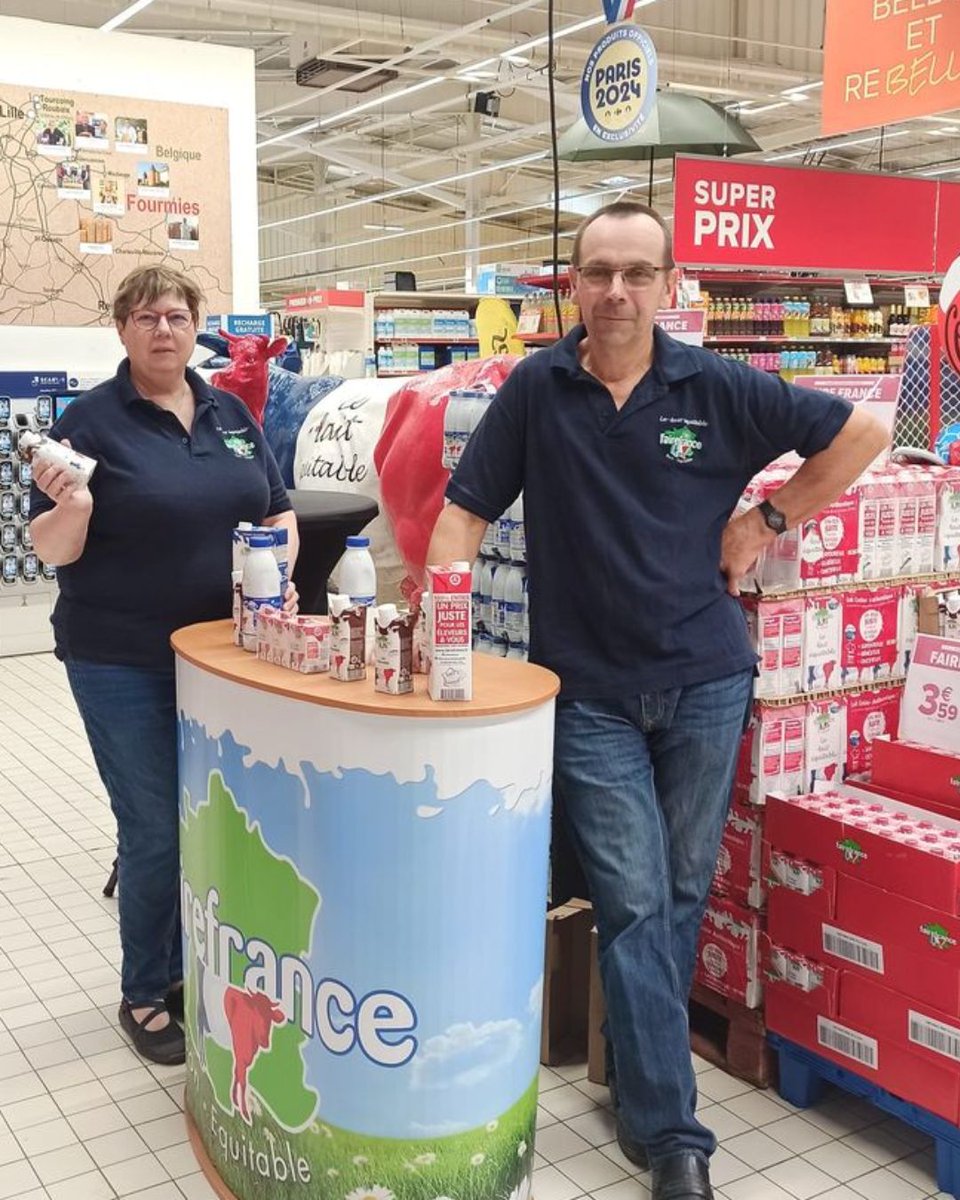 Chez FaireFrance, nous allons bien au-delà de la simple production de lait. Nous prenons le temps d'éduquer et d'impliquer nos consommateurs directement sur le terrain ! 🚜
