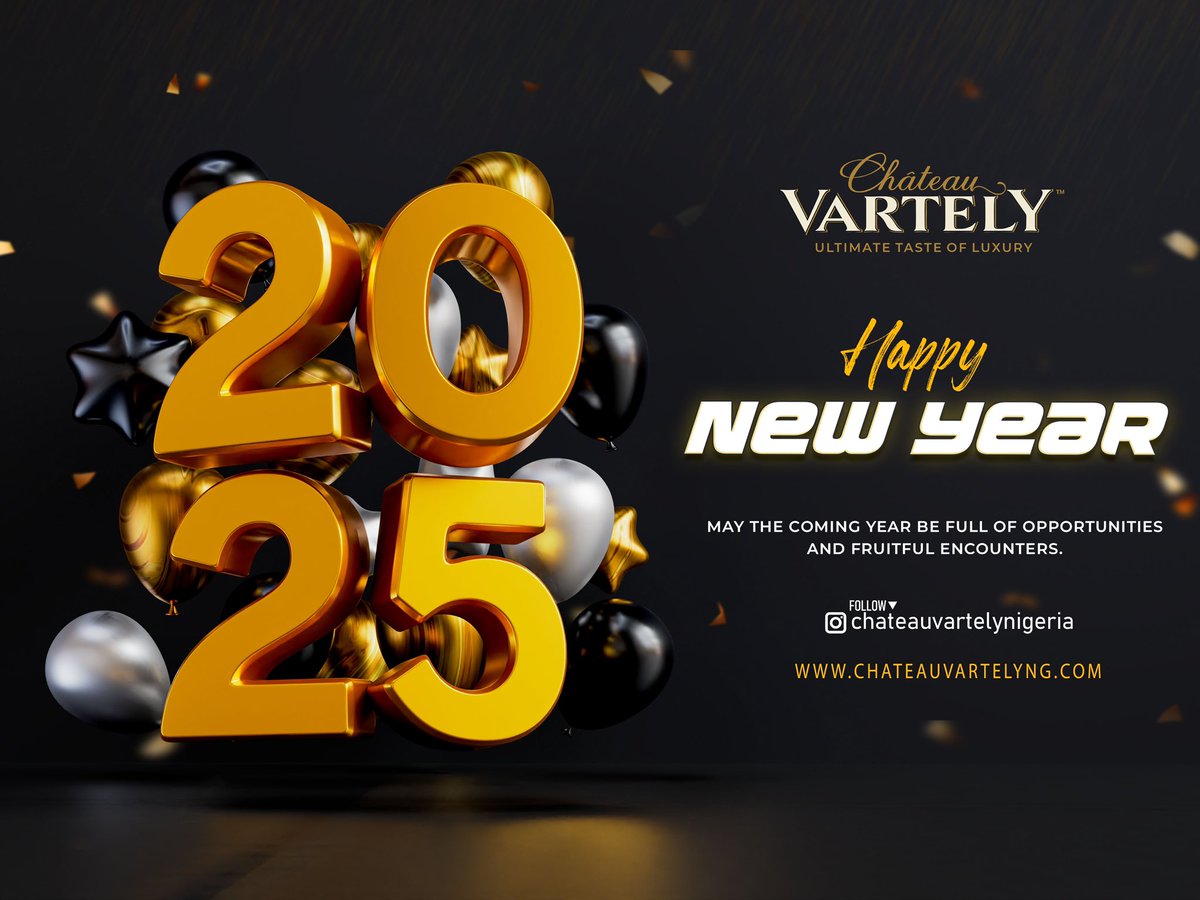 As we reflect on 2024, we’re grateful for your trust in our brand; the Chateau Vartely brand. Cheers to a year of growth, progress, and all the coffee-fueled brainstorming ahead. Happy New Year! 🎊🎈