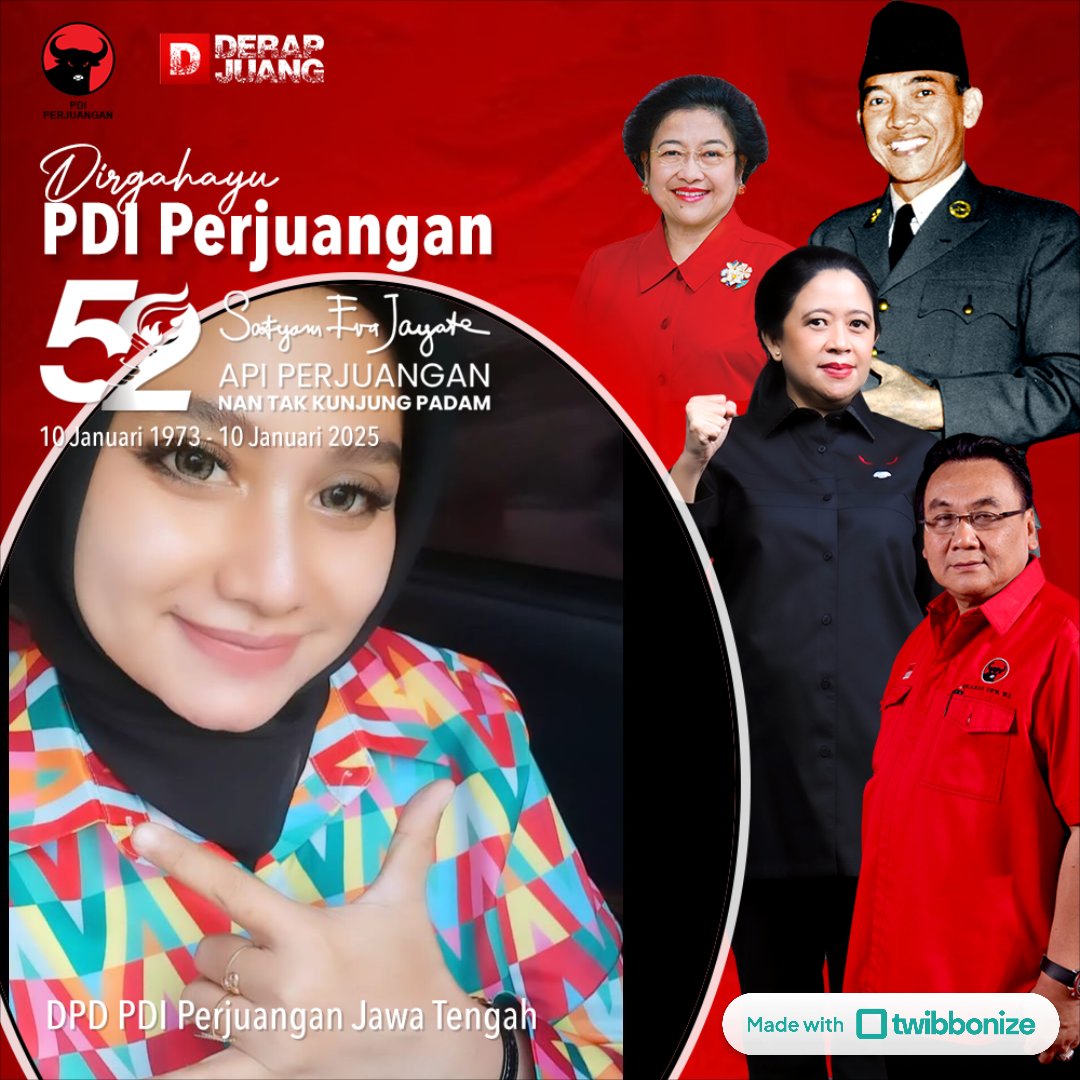 Dihina, difitnah, hingga akun jadi target operasi, resiko ga ikut jadi pengkhianat, tp tetap sy pilih, krn bagi Korea, lebih baik melawan derasnya hujan, drpd harus berteduh ditempat yg salah.

Dirgahayu PDI Perjuangan 
Satyam Eva Jayate
Hanya Kebenaran Yang Berjaya
Setialah Pada