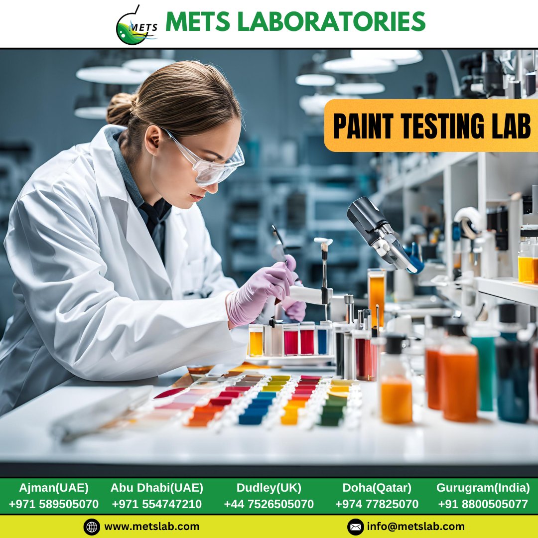 MetsLab_'s tweet image. Ensuring your paints meet the highest quality standards, one test at a time! 🎨🔬

#PaintTesting #QualityMatters #METSPrecision #ProductSafety #TrustedTesting #painttestinglab #metslab
