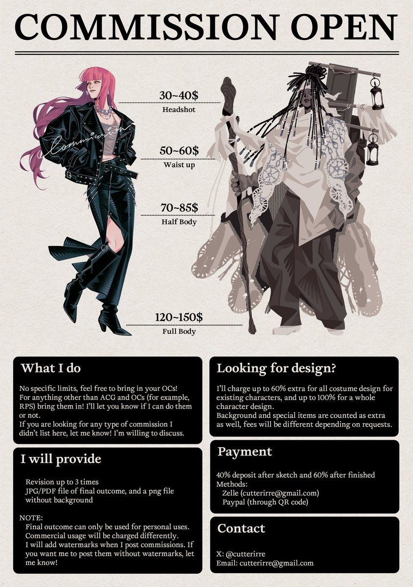 IRRE 🌟 Comms OPEN tweet media