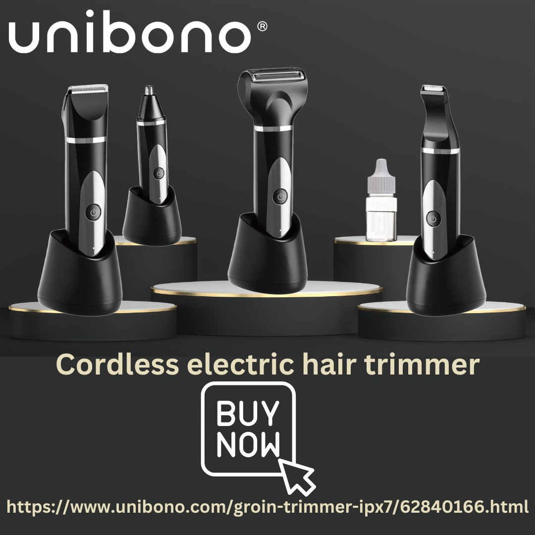 Unibono1's tweet image. Say goodbye to grooming hassles! 💈✨
The Unibono Cordless Electric Hair Trimmer is your all-in-one solution for precision and style.
🔗 Shop now: unibono.com/groin-trimmer-…

#Unibono #GroomingMadeEasy #CordlessTrimmer