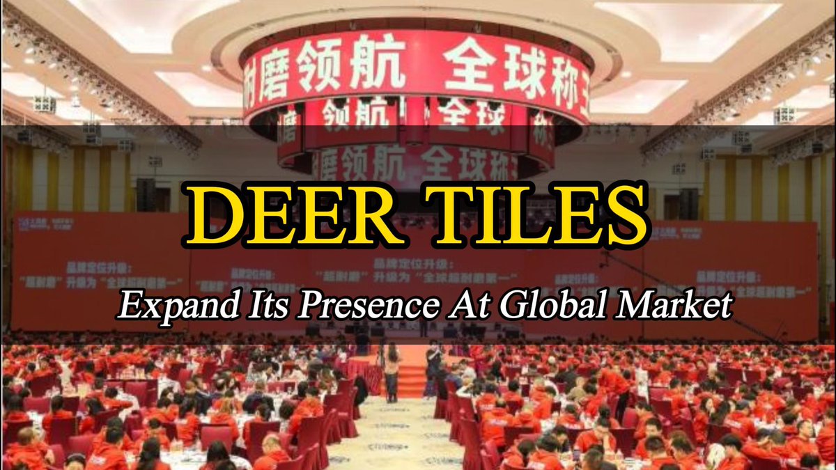 CeramicTWeekly's tweet image. DEER TILES Expand Its Presence At Global Market 
#ceramics #tiles #deer 
youtu.be/7pcjg1mILDQ?si… via @YouTube