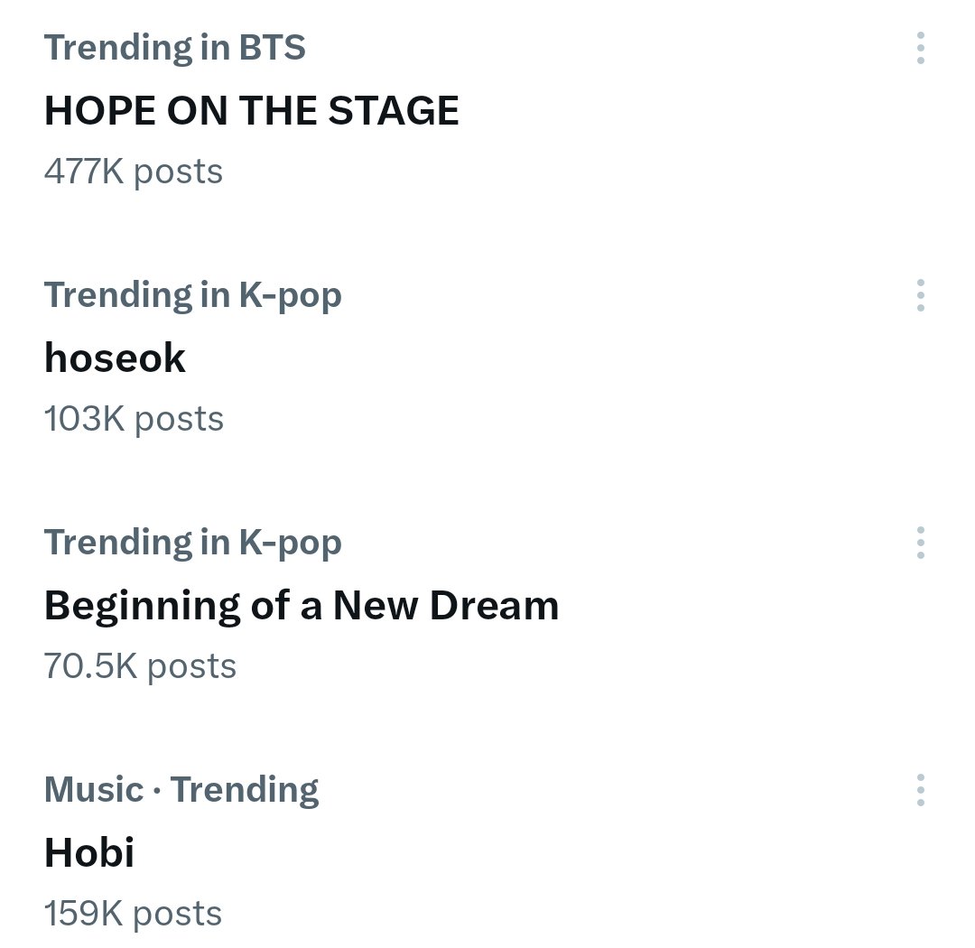 WrittenByVantae's tweet image. LET&apos;S TREND HIGHER FOR J-HOPE 🔴🔴🔴🔴🔴🔴🔴🔴🔴🔴🔴🔴 

HOPE ON THE STAGE 
HOSEOK 
BEGINNING OF A NEW DREAM 
HOBI
JHOPE IS COMING