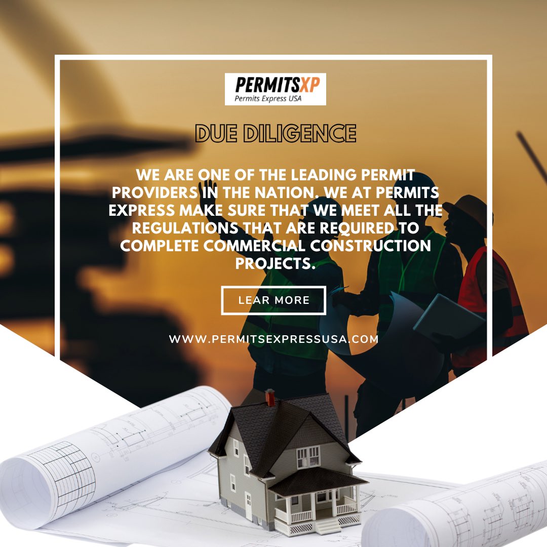 Permitsexpress1's tweet image. Permits made simple! 🛠️ Permits Express ensures every regulation is met for your commercial construction projects.
#PermitsExpress #ConstructionSimplified