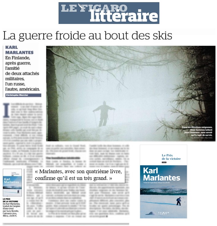 EditionsCalmann-Lévy (@calmann_levy) on Twitter photo Le <a href="/Figaro_Livres/">Le Figaro Littéraire 📚</a> met en relief le dernier roman de Karl Marlantes, "Le Prix de la victoire".
Plongez dans cette histoire ici 👉 brnw.ch/21wPU6G Le <a href="/Figaro_Livres/">Le Figaro Littéraire 📚</a> met en relief le dernier roman de Karl Marlantes, "Le Prix de la victoire".
Plongez dans cette histoire ici 👉 brnw.ch/21wPU6G