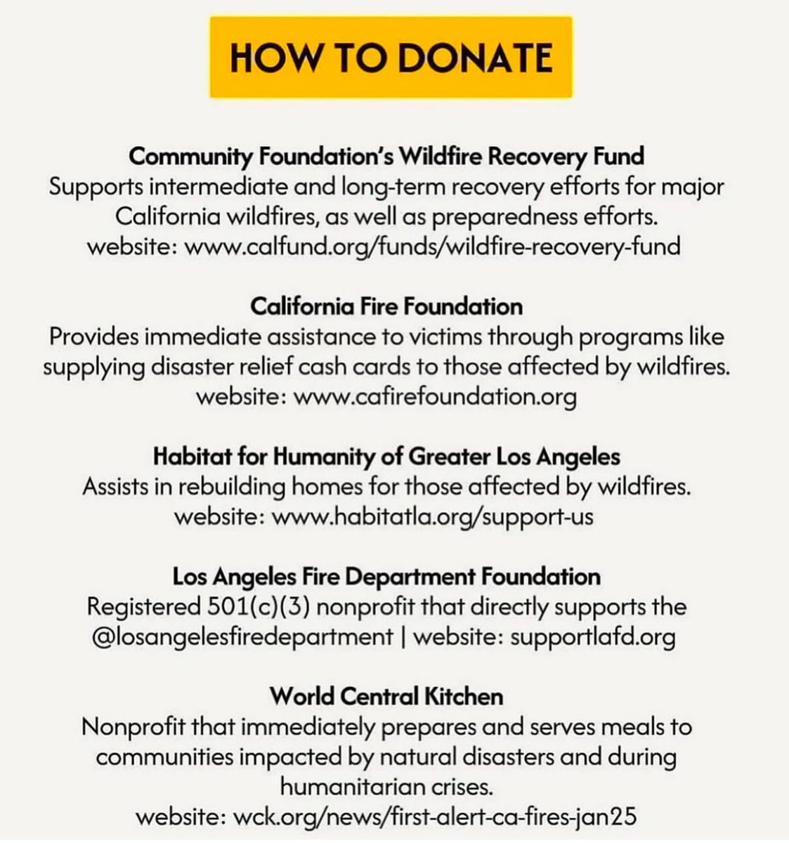 As someone once said: 

"Let us not weep our heads in sorrow, but help each other any way we can."

Here are ways to volunteer or donate.

#LosAngelesFires