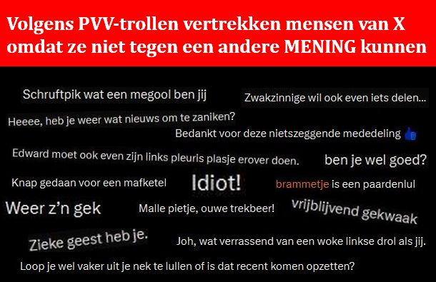 Twintig nieuwe accounts zijn opgenomen op de NATIONALE BLOKKEER TOP100+ op 10-01, 08:35 uur docs.google.com/spreadsheets/d…

Ter informatie: de lijst, met daarbij verzamelde gegevens, is ook ter beschikking gesteld van een partij die onderzoek doet naar de PVV-trollenfabriek.