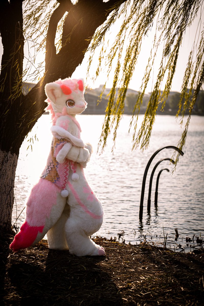 #FursuitFriday 

我想带你去我们曾经梦到过的地方

📷&amp;🎨：<a href="/YaYaZaiOvO/">牙牙仔🌸</a> 
毛替：<a href="/0baoer0/">宝儿</a>