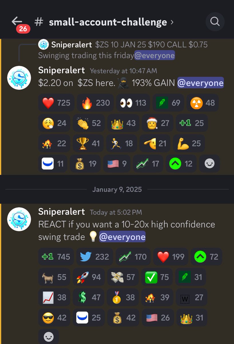 StockOptions888's tweet photo. Starting a $100 to $100,000 free discord only Challenge

I charge $0/ a month

RT + Like &amp; Comment “Discord” and I’ll send it you the invite link  

(Must be follow to DM) https://t.co/xzKFk7QLOR