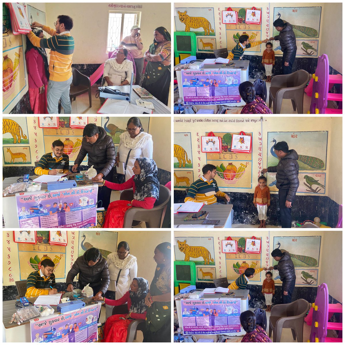 આજે શુક્રવાર,
આયુષ્માન આરોગ્ય મંદિર, ઢાંક -૨ ખાતે એન.સી.ડી   (બિનસંચારી રોગો) લોહીનું ઊંચું દબાણ, ડાયાબિટીસ, સ્તન, મોઢું અને ગર્ભાશયનાં  મુખનાં કેન્સર અંતર્ગત સ્ક્રીનિંગ કામગીરી કરવામાં આવેલ.
<a href="/HealthUpleta/">Taluka Health Officer-Upleta</a> <a href="/cdhorajkot/">@CDHORajkot</a> <a href="/DDORAJKOT1/">District Panchayat Rajkot</a> <a href="/SbccHealth/">Sbcc.Health.District Panchayat Rajkot</a> <a href="/RajkotDieco/">DIECO RAJKOT</a>