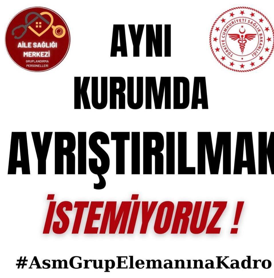 Aile Sağlığı Merkezi grup elemanlarının karşılaştığı zorluklar artarken, haklarının korunması her zamankinden daha önemli. Herkese adil çalışma şartları sağlanmalı!

Randevu TalebimizVar