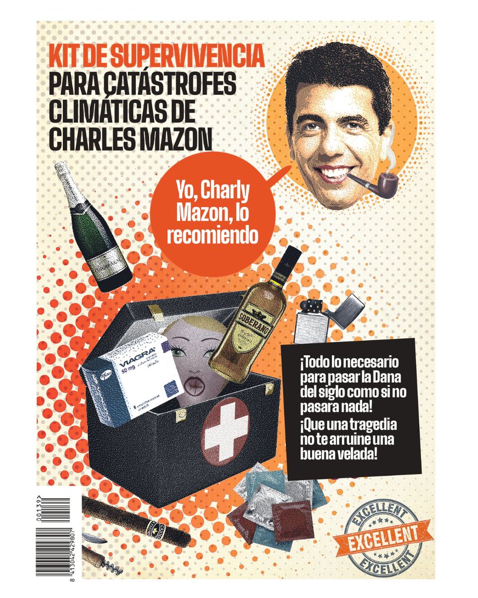 💼Empiece el año siendo precavido, hágase con el Kit de supervivencia para catástrofes climáticas del Dr Charles Mazón. 

¡100% RECOMENDADO! Todo lo necesario para pasar la Dana o cualquier otra catástrofe provocada por la mala gestión política como si no pasara nada. ¡Que una