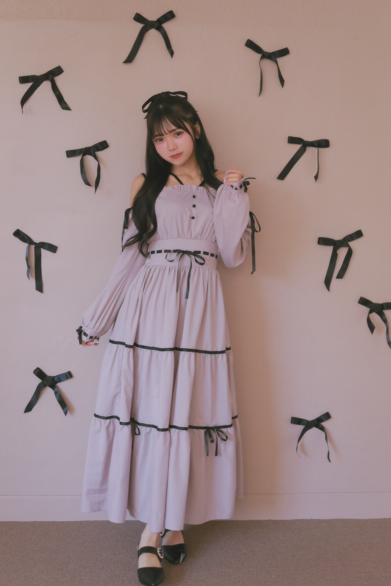 YanYan ヤンヤン S ニット ロングワンピース Tweedlドレス YanYan ヤンヤン S ニット ロングワンピース Tweedlドレス