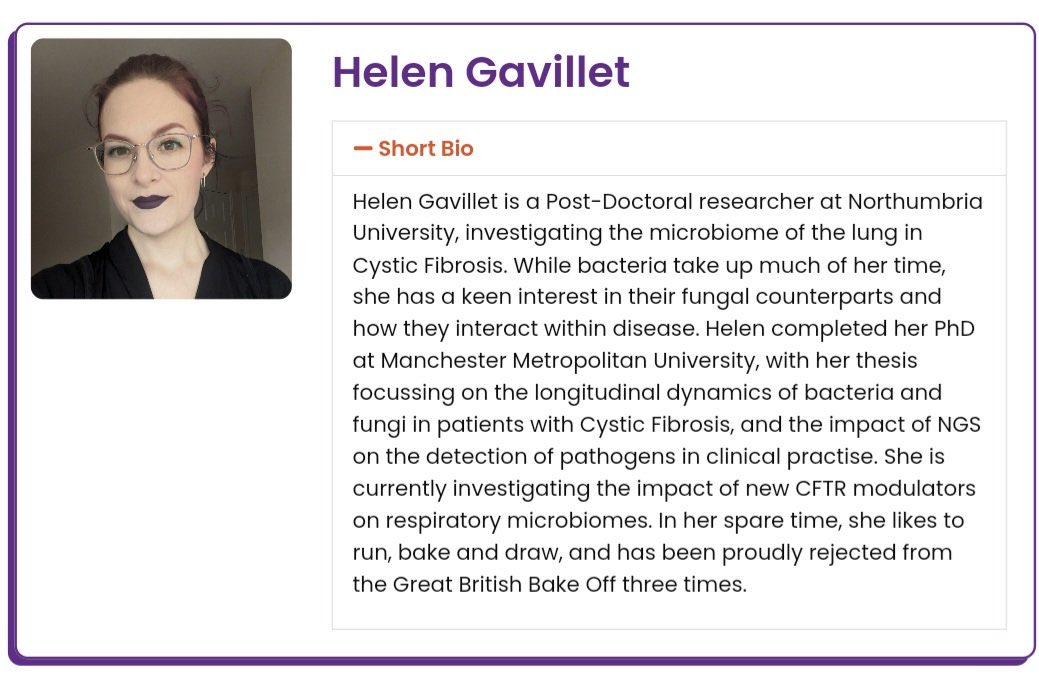 ChrisvanderGast's tweet image. Helen a PDRA in my lab @NorthumbriaUni has been recognised with the Rising Star award @ the upcoming Respiratory Infections Forum #RTI2025.
Well done @H_gavillet
What a great recognition!
rti-forum.org/2025/
@lena_group4resp