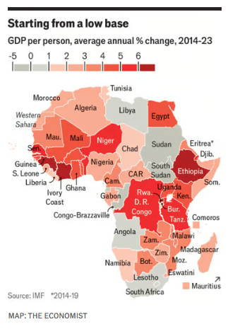 SAbynumbers's tweet image. 😧 charts showing how Africa is falling further and further behind from @TheEconomist -  economist.com/special-report…