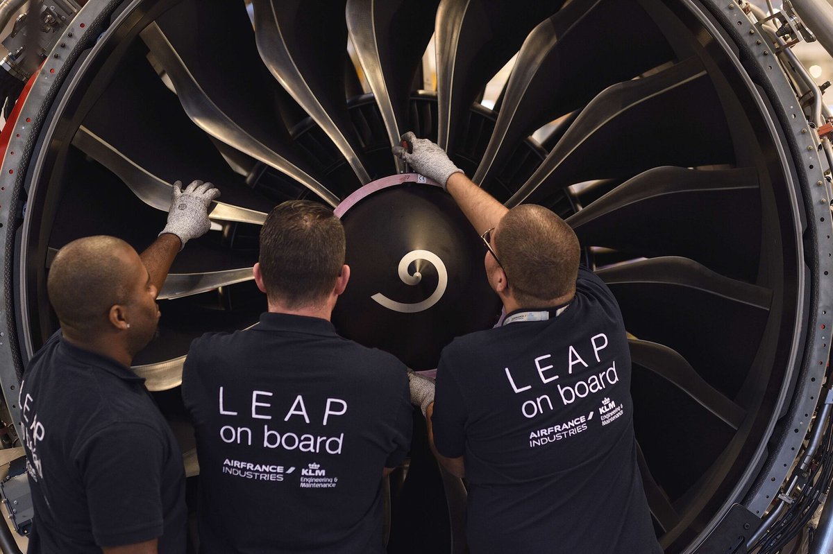 Gate7aviation's tweet image. Air France Industries KLM Engineering &amp;amp; Maintenance #AFIKLMEM et CFM International ont signé un accord pour l&apos;achat de jusqu&apos;à 10 moteurs de rechange #CFMInternational LEAP-1A et LEAP-1B. 
Les moteurs viendront soutenir le vaste portefeuille de services #LEAP Premier MRO…