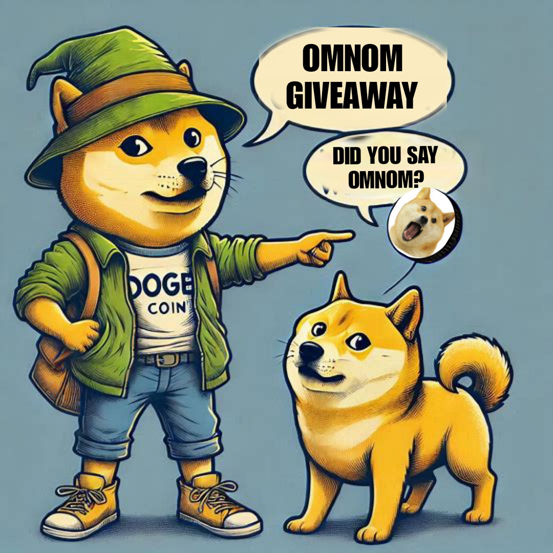 Here is your chance to win some $Omnom tokens on #Dogechain 

50 $wDOGE worth of $Omnom to 1 Winner 🏆 

Like/rtwt 
follow <a href="/omnomtoken/">OMNOM</a> 
Join t.me/omnomtoken_dc 

Ends in 48 hours 🕐
