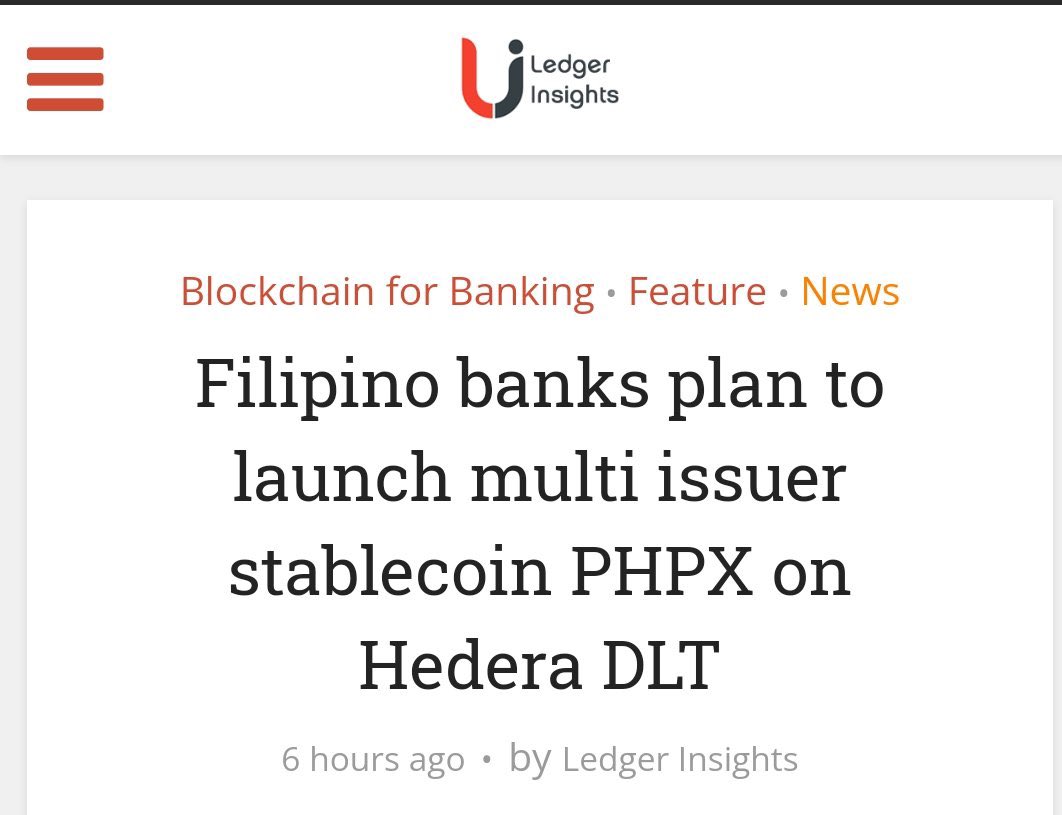 CryptoMarketCon's tweet image. LATEST: 🇵🇭 Filipino banks to launch PHPX, a peso stablecoin on Hedera DLT, enhancing remittances &amp;amp; cross-border payments. UnionBank, RCBC, Cantilan, &amp;amp; Guinobatan lead. Compliance with Basel &amp;amp; MiCAR at the forefront. 📢💸 #Fintech #Crypto #PHPX