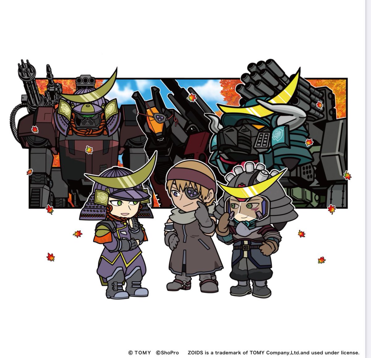 zoids_25th_TOUR's tweet image. ＼1月11日(土)宮城会場OPEN！／
宮城ご当地イラストのアナザーストーリー
兜をかぶって記念撮影をするシュバルツ兄弟と、変装といえばこれだろと得意げなアーバイン！

1月11日(土)〜1月22日(水)仙台ロフト
#ゾイド ＃ZOIDS

zoids25thpopup.com