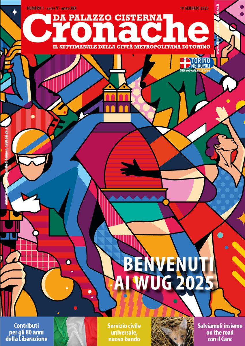 È online #Cronache: Benvenuti ai WUG 2025; Contributi per gli 80^ della Liberazione; Servizio civile, nuovo bando; Salviamoli insieme con il CANC; Lingue madri, Chantar l'uvern con Chambra d'oc; Europe direct a Carmagnola con Antenna Europa; <a href="/ToScienza/">ToScienza</a> 
🔗 shorturl.at/zJS48