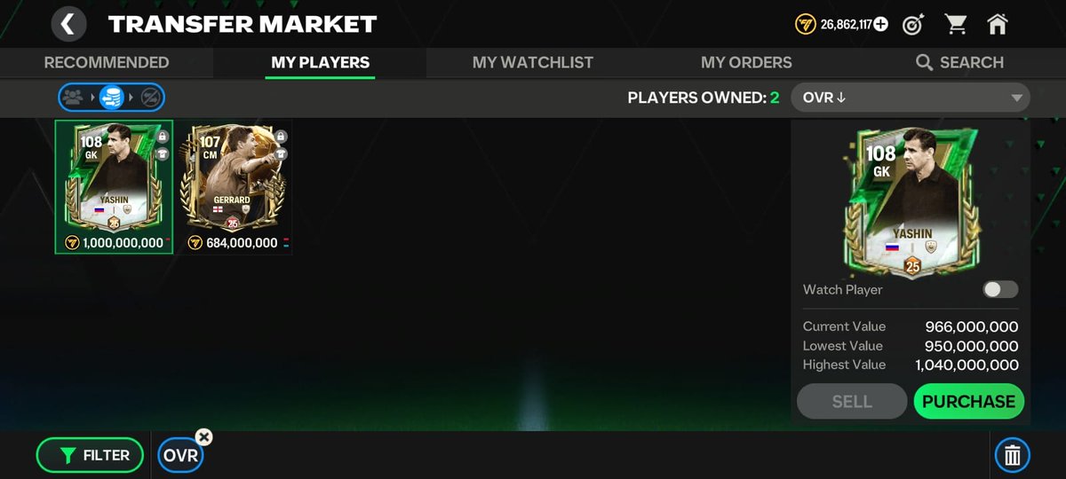 GHOOLGAMING (@254ghool) on Twitter photo 108 ovr Account Giveaway ๐๐ฅ
Tradable players worth is 1.7 billion ๐ฅ
To enter - Follow me and <a href="/AlaminPro10/">Al Amin ๐ง๐ฉ</a>
Like and repost
Subscribe to the channel ( link in comment) 108 ovr Account Giveaway ๐๐ฅ
Tradable players worth is 1.7 billion ๐ฅ
To enter - Follow me and <a href="/AlaminPro10/">Al Amin ๐ง๐ฉ</a>
Like and repost
Subscribe to the channel ( link in comment)