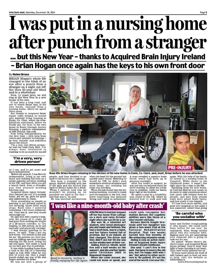 Just one single punch can change a person's life forever. Brian Hogan experienced the catastrophic impact of a one punch assault when he was just 32 years old. 
Read his story now at pressreader.com/ireland/irish-…

#OnePunchAssault #BrainInjury