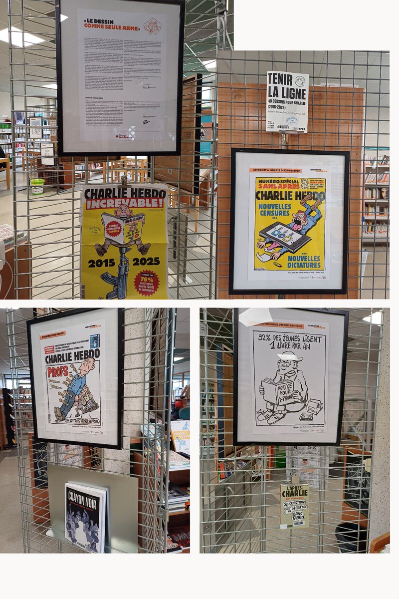 En ce moment au CDI, exposition de dessins de presse sur la liberté de la presse, la critique des idées politiques ou religieuses et les réseaux sociaux.
Une exposition proposée par l'association Dessinez, Créez, liberté et la région île-de-France.